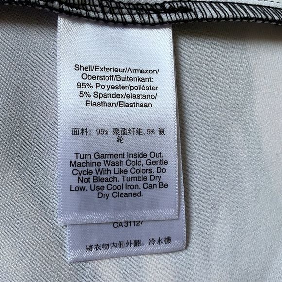 DKNY Floral Scuba Fit & Flare Dress Size 4 - Picture 6 of 7